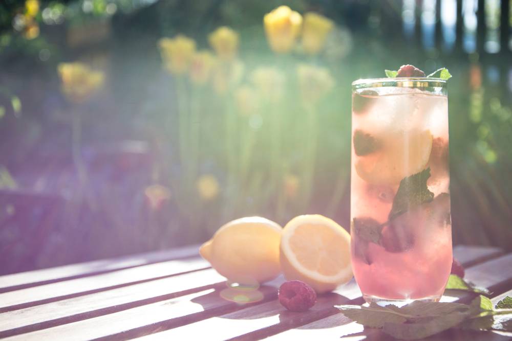 raspberry lemon iced tea